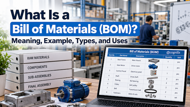 What Is a Bill of Materials (BOM)? Meaning, Example, Types, and Uses